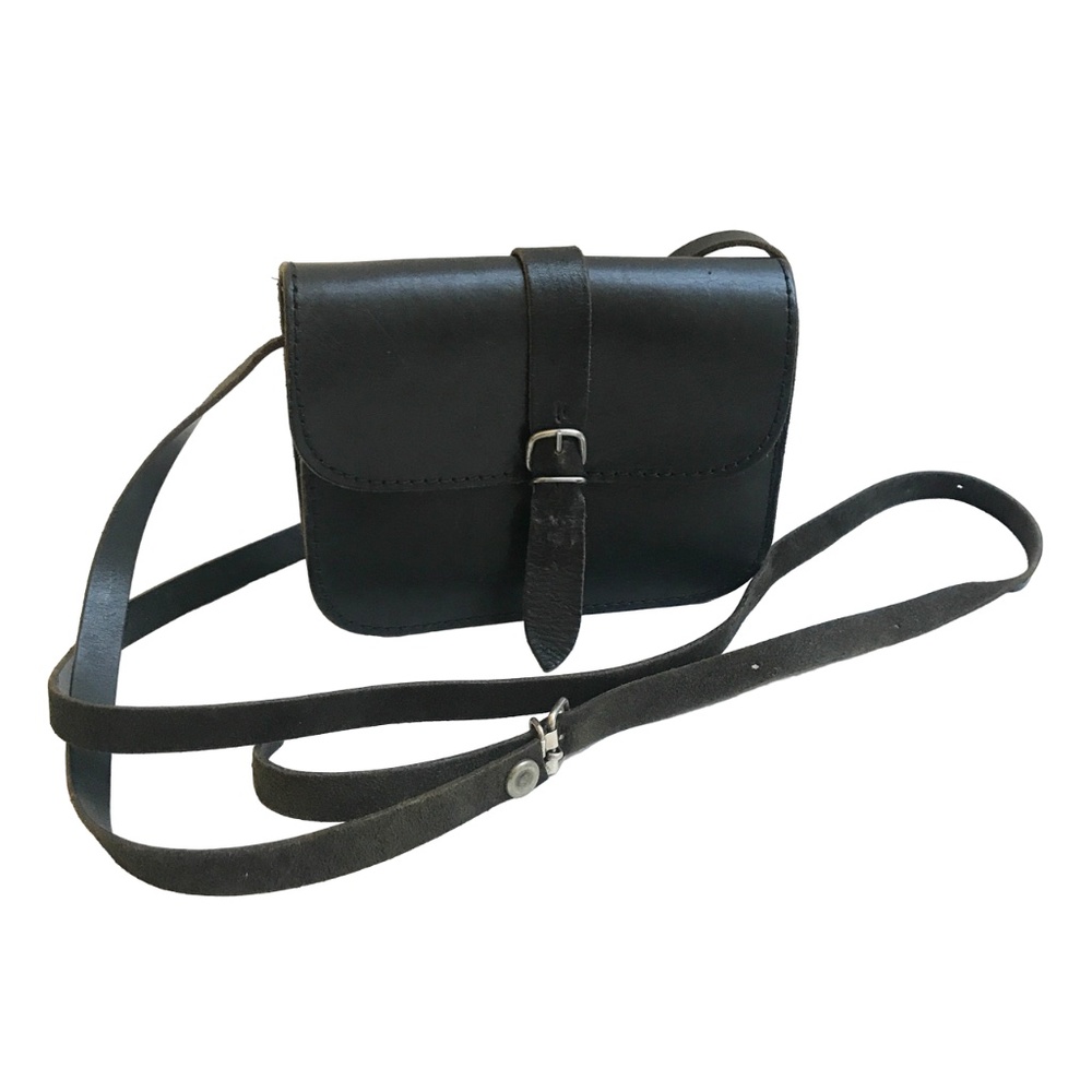 Small Vintage Leather Crossbody Bag